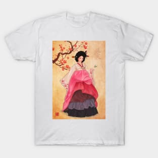 A Woman in Hanbok T-Shirt